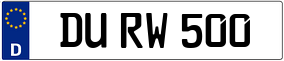 Truck License Plate